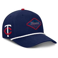 Men's Fanatics  Navy Minnesota Twins Two-Seam Adjustable Hat