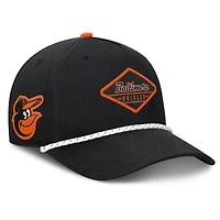 Men's Fanatics  Black Baltimore Orioles Two-Seam Adjustable Hat