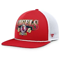 Men's Fanatics Red/White California Angels Cooperstown Collection Recall Snapback Hat