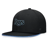 Men's Fanatics  Black Tampa Bay Rays Glint Snapback Hat