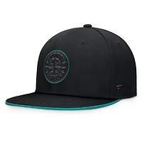 Men's Fanatics  Black Seattle Mariners Glint Snapback Hat