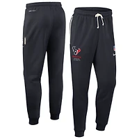Men's Nike Navy Houston Texans Sideline Standard Issue Dri-FIT Taper Pants