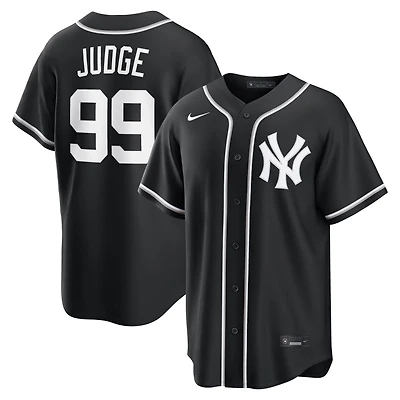 Men's Nike Aaron Judge New York Yankees Fashion Replica Black Out Jersey