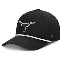 Men's Fanatics  Black Texas Longhorns Undertone Rope Adjustable Hat