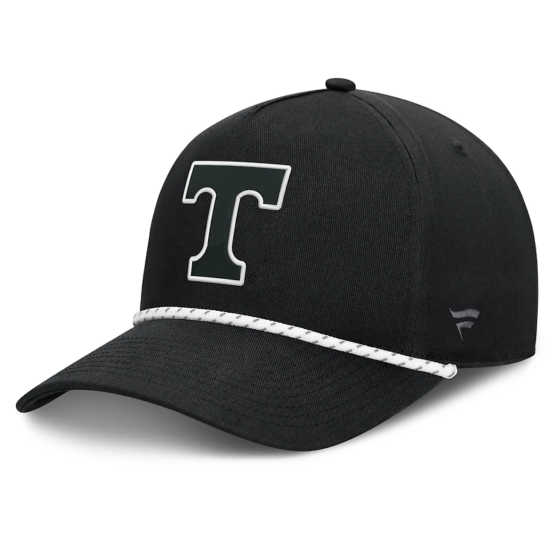 Men's Fanatics  Black Tennessee Volunteers Undertone Rope Adjustable Hat