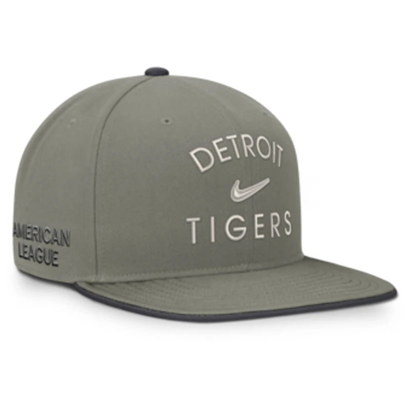 Men's Nike Olive Detroit Tigers Pro Dri-FIT Snapback Hat