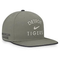 Men's Nike Olive Detroit Tigers Pro Dri-FIT Snapback Hat