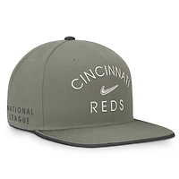 Men's Nike Olive Cincinnati Reds Pro Dri-FIT Snapback Hat