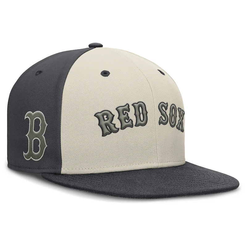 Men's Nike  Cream Boston Red Sox Dri-FIT True Fitted Hat