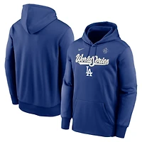 Men's Nike Royal Los Angeles Dodgers 2025 World Series Authentic Collection Therma Fleece Hoodie