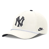 Men's Nike Cream New York Yankees Cooperstown Rise Adjustable Hat
