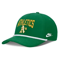 Men's Nike  Green Athletics Cooperstown Rise Adjustable Hat
