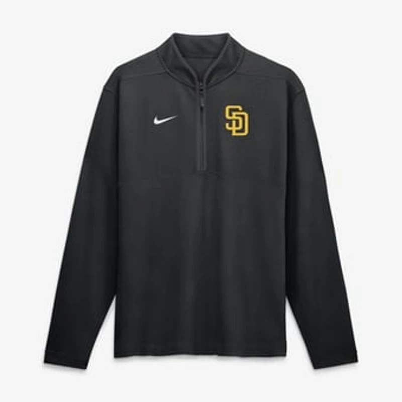 Men's Nike Black San Diego Padres Dri-FIT Victory Half-Zip Pullover