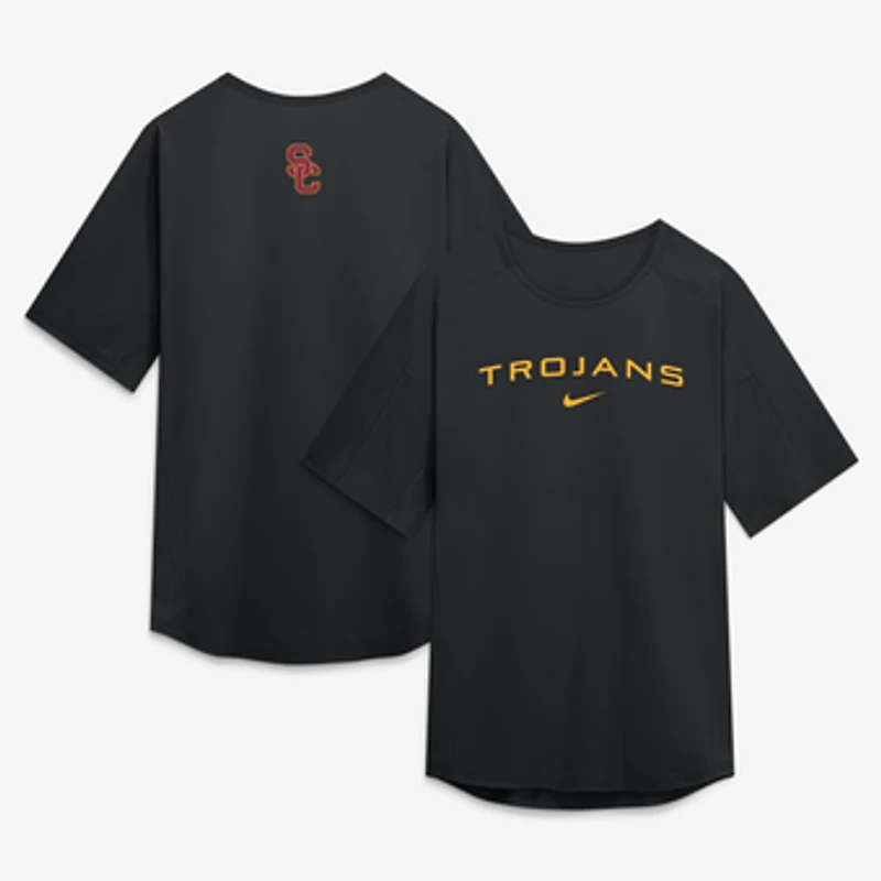 Men's Nike Black USC Trojans Golf Club Shirt