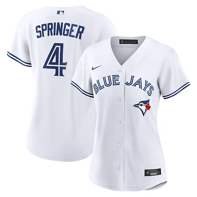 Women's Nike George Springer White Toronto Blue Jays Home Replica Jersey