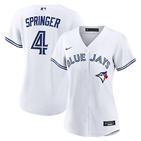 Women's Nike George Springer White Toronto Blue Jays Home Replica Jersey