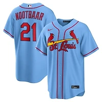 Men's Nike Lars Nootbaar Light Blue St. Louis Cardinals Alternate Replica Jersey