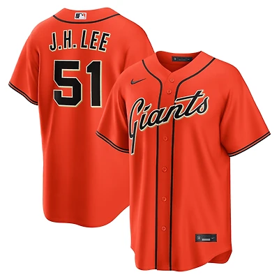 Men's Nike Jung Hoo Lee Orange San Francisco Giants Alternate Replica Jersey