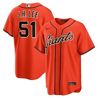 Men's Nike Jung Hoo Lee Orange San Francisco Giants Alternate Replica Jersey