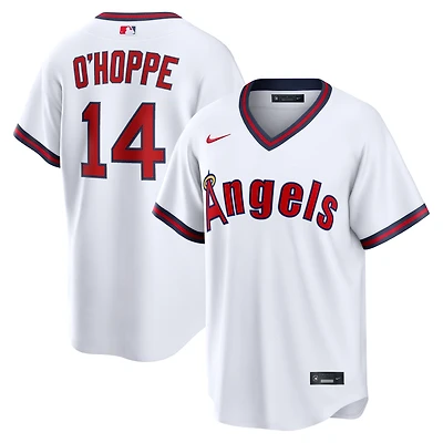 Men's Nike Logan O'Hoppe White Los Angeles Angels Alternate Replica Jersey