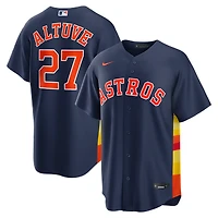 Men's Nike Jose Altuve Navy Houston Astros Alternate 2 Replica Jersey