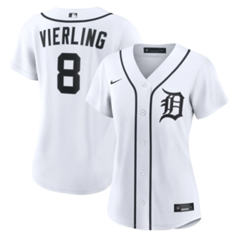 Women's Nike Matt Vierling White Detroit Tigers Home Replica Jersey