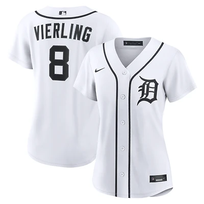 Women's Nike Matt Vierling White Detroit Tigers Home Replica Jersey