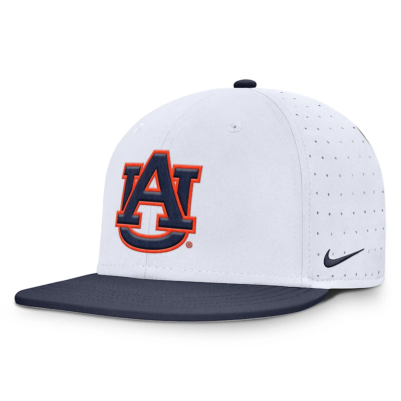 Men's Nike White Auburn Tigers Dugout True Dri-FIT Fitted Hat