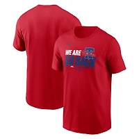 Men's Nike Red Philadelphia Phillies 2025 NL East Division Champions T-Shirt