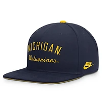 Men's Nike  Navy Michigan Wolverines Legacy Snapback Hat