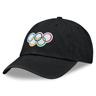 Men's Fanatics Black Olympic Games Pick-Up Adjustable Hat