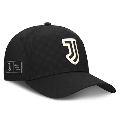 Men's Fanatics Black Juventus Checkmate A-Frame Adjustable Hat