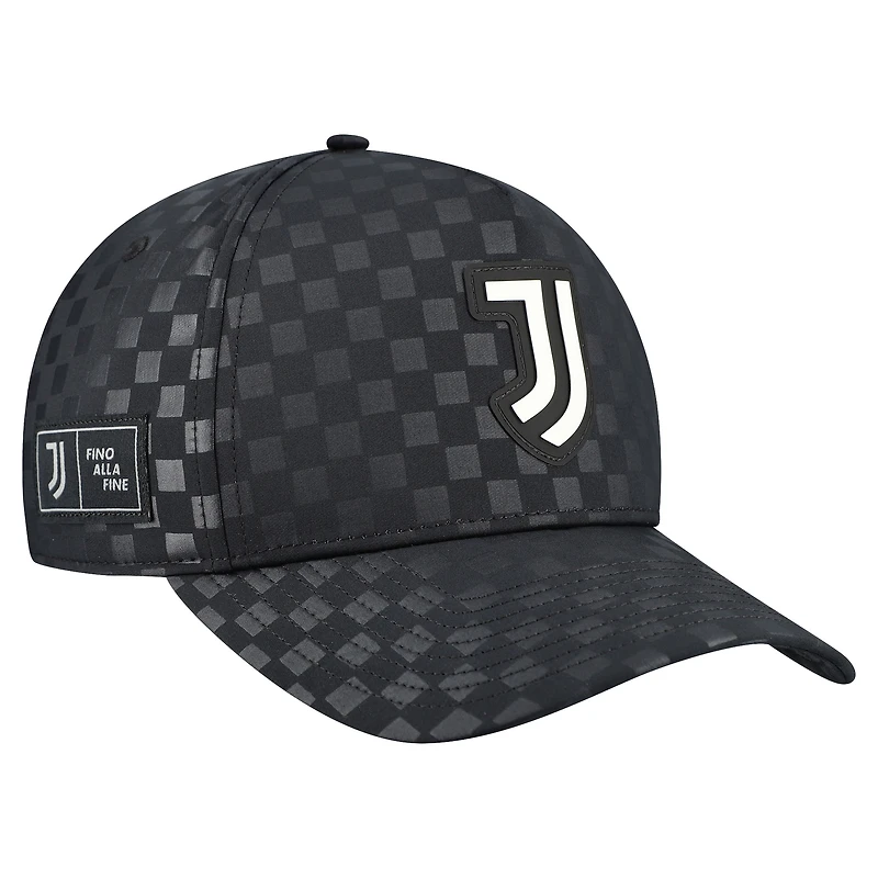 Men's Fanatics Black Juventus Checkmate A-Frame Adjustable Hat