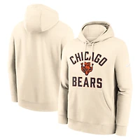 Men's Nike Cream Chicago Bears Club Hoodie