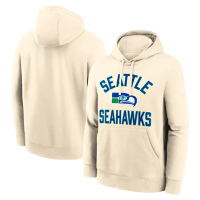 Men's Nike Natural Seattle Seahawks Club Hoodie