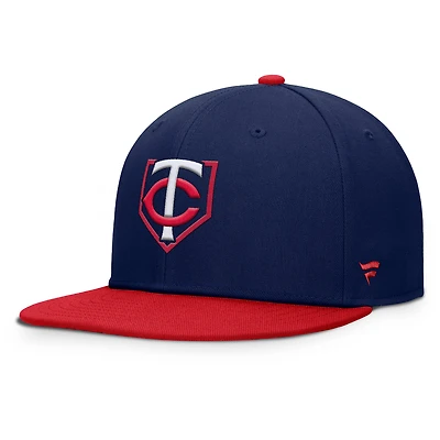 Men's Fanatics Navy/Red Minnesota Twins Batter's Box Snapback Hat