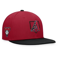 Men's Fanatics Red/Black Arizona Diamondbacks Batter's Box Snapback Hat