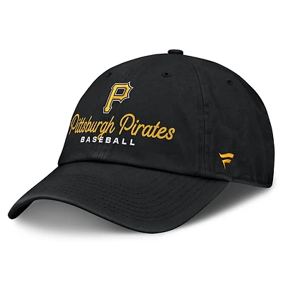 Women's Fanatics  Black Pittsburgh Pirates Velocity Adjustable Hat
