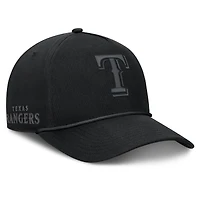 Men's Fanatics Black Texas Rangers Undertone A-Frame Adjustable Hat