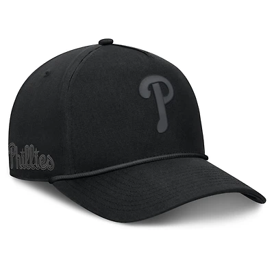 Men's Fanatics Black Philadelphia Phillies Undertone A-Frame Adjustable Hat