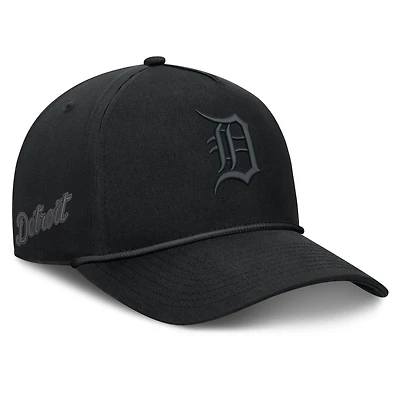 Men's Fanatics Black Detroit Tigers Undertone A-Frame Adjustable Hat
