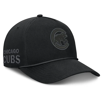Men's Fanatics Black Chicago Cubs Undertone A-Frame Adjustable Hat
