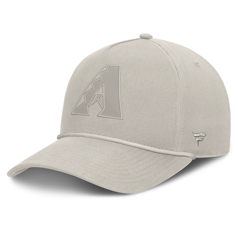Men's Fanatics  Stone Arizona Diamondbacks Undertone A-Frame Adjustable Hat