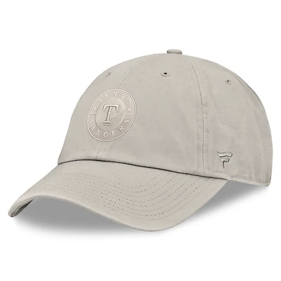 Men's Fanatics  Stone Texas Rangers Tinge Adjustable Hat
