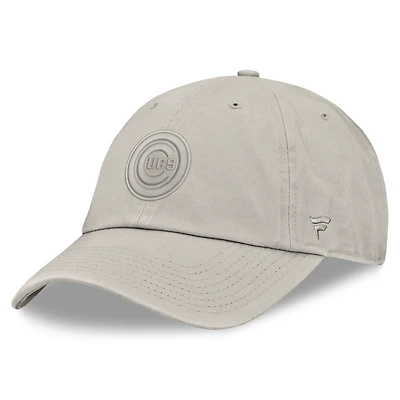 Men's Fanatics  Stone Chicago Cubs Tinge Adjustable Hat