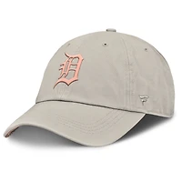 Women's Fanatics Oatmeal Detroit Tigers Striker Canvas Adjustable Hat