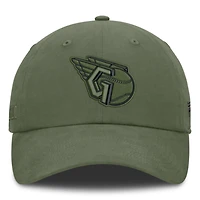 Men's Fanatics  Olive Cleveland Guardians Pine Rider Adjustable Hat