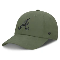 Men's Fanatics  Olive Atlanta Braves Pine Rider Adjustable Hat