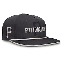 Men's Fanatics Graphite Pittsburgh Pirates Gapper Snapback Hat
