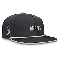 Men's Fanatics Graphite Los Angeles Angels Gapper Snapback Hat